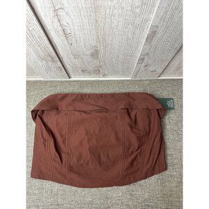 Wild Fable Brown Denim Strapless Smocked Tube Top Size XXL Summer Cruise Beach